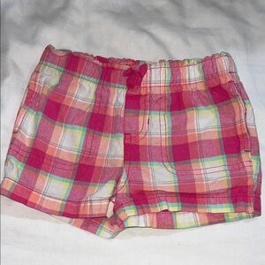 Vintage Colorful Plaid Toddler Shorts Size 2T Circo